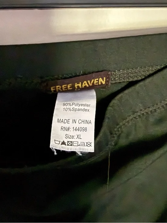 Black Maternity Leggings with Supportive High Waist - Picture 2 of 2